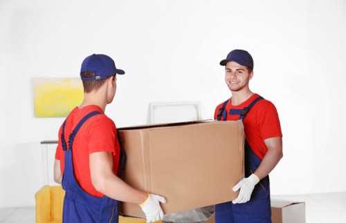 Removal team planning a home move in Surrey