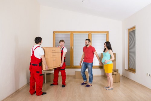 Office removal team planning a business relocation in Surrey