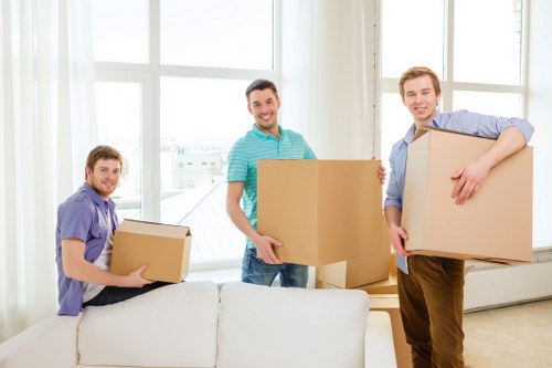 Dismantling and moving bulky furniture in a Surrey property